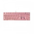 Rapoo V500 PRO Backlit USB Mechanical Gaming Keyboard Pink